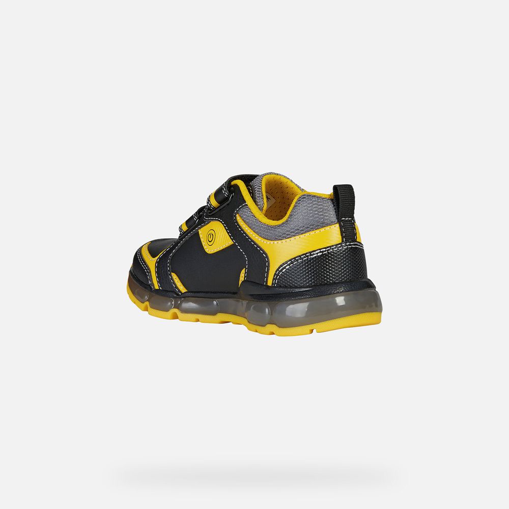 Geox Sneakers Black/Yellow Android - Geox Boys Shoes - UVRBJH042